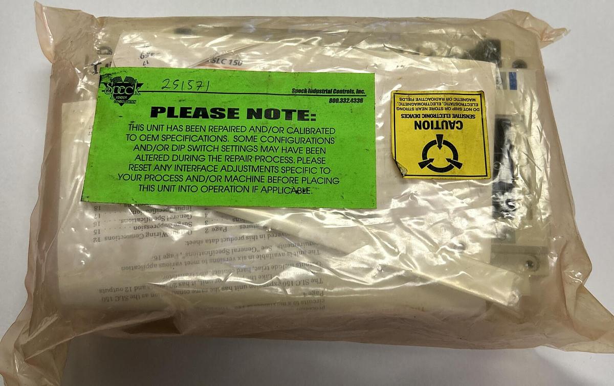 Used ALLEN BRADLEY,1745-E153,SER A EXPANSION UNIT PROGRAMABLE CONTROLLER REFURISHED