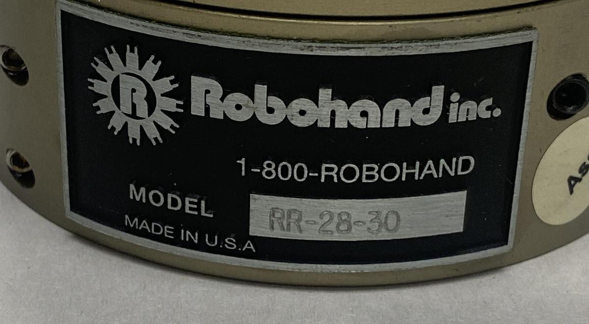 Used Robohand,RR-28-30,Rotary Actuator