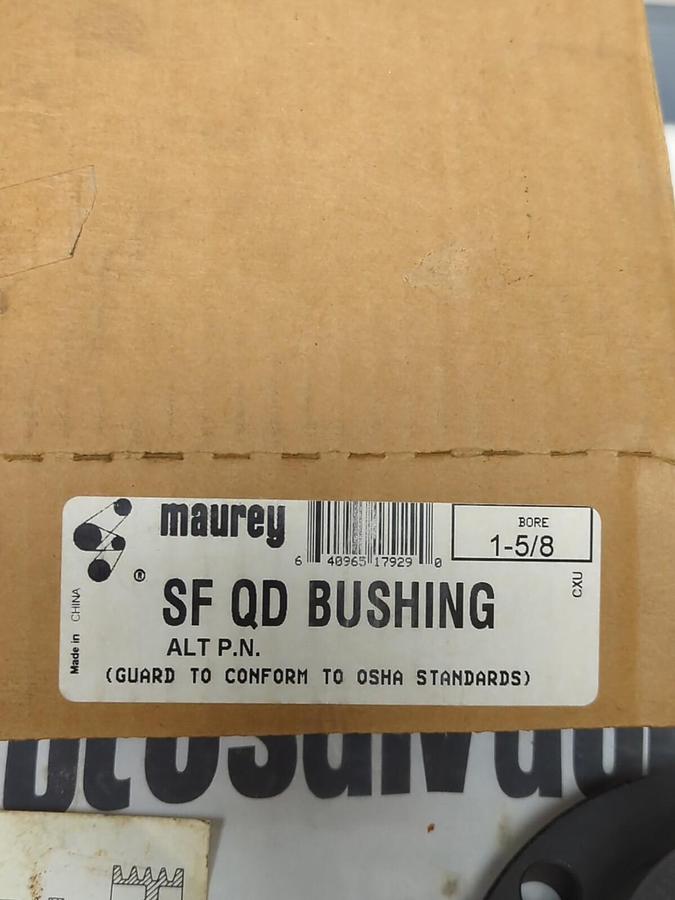 MAUREY,SF QD,BUSHING 1-5/8 INCH BORE