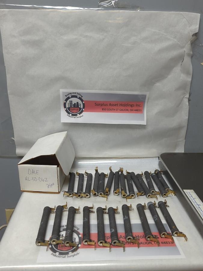Used DALE,HL-50-06Z,RESISTOR 5000Ω 10% 50W LOT OF 24 PRE-OWNED