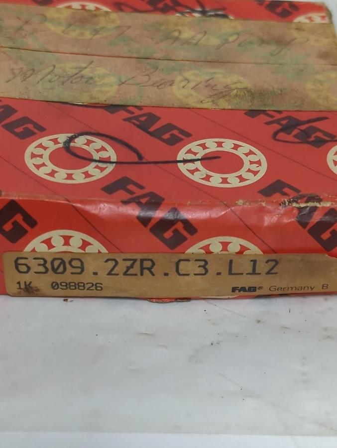 FAG,6309 2ZR C3,SHIELDED BALL BEARING NOS