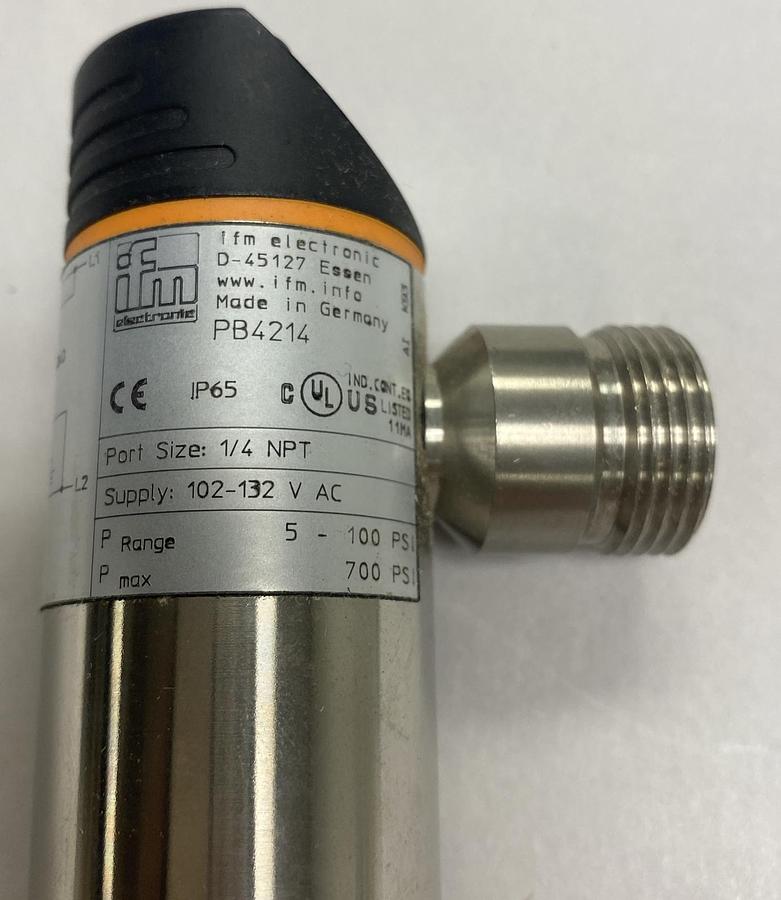 IFM Efector,PB4214,Pressure Sensor NOS