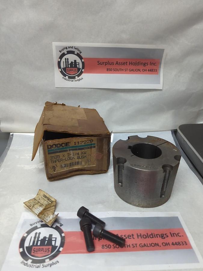 DODGE,117220,TAPER-LOCK BUSHING 3535X2-1/4 KW NOS