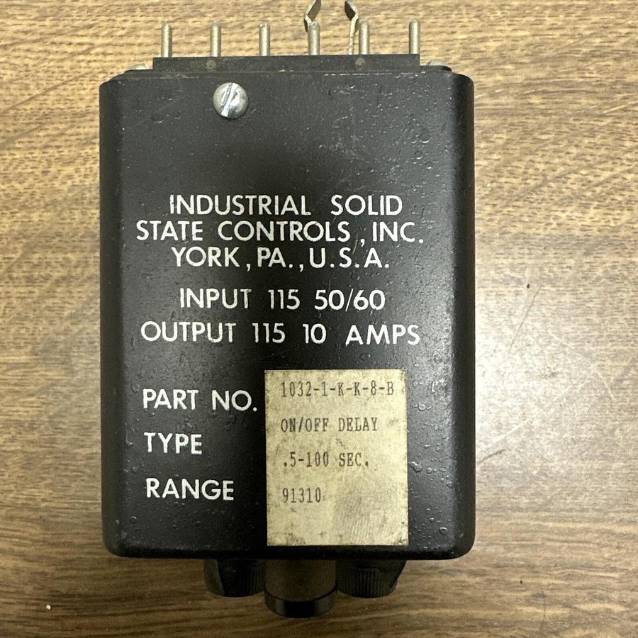 Used ISSC,1032-1-K-K-8-B,Solid State Timer