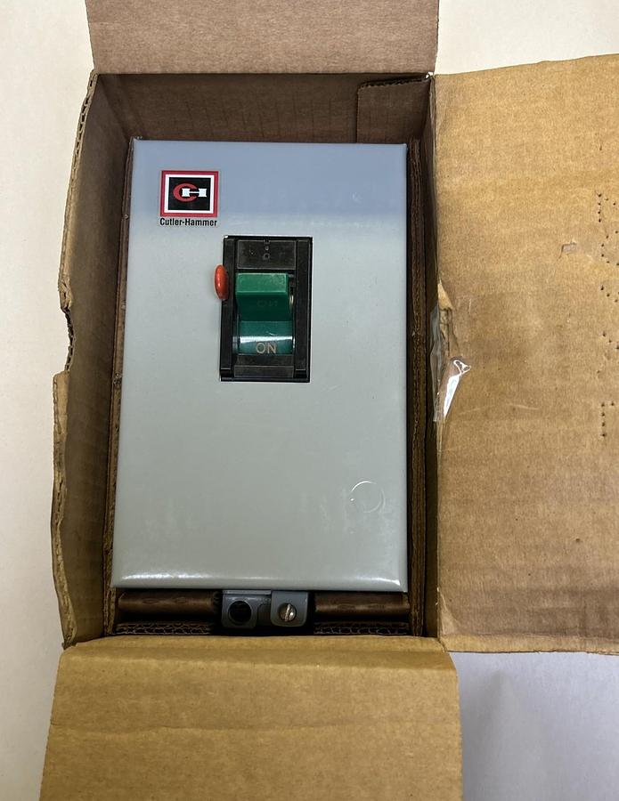 CUTLER-HAMMER,B100S0B,AC MANUAL STARTER SIZE 0 NOS