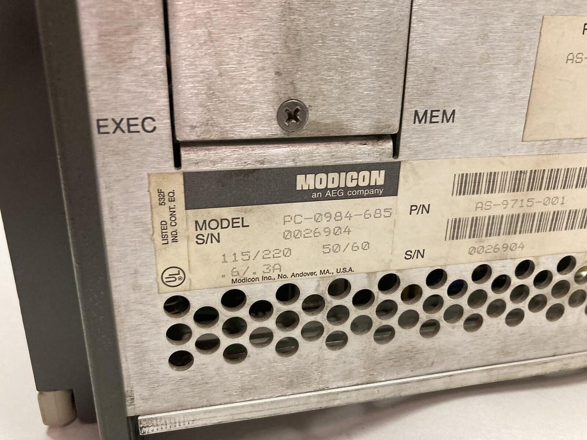 Used AEG,984 Model 685,Programmable Controller