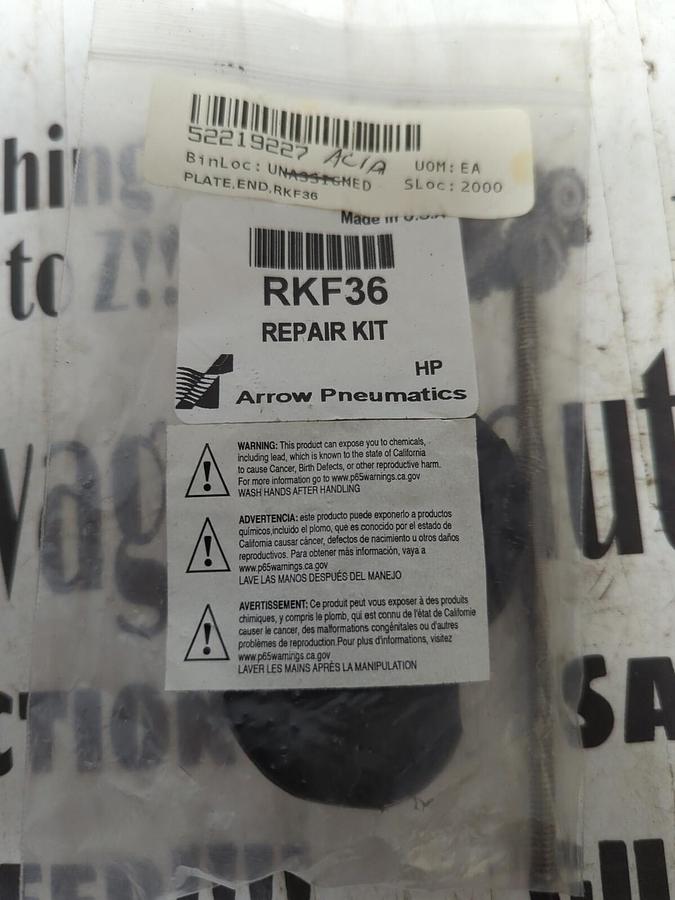 ARROW PNEUMATICS,RKF36,REPAIR KIT NOS