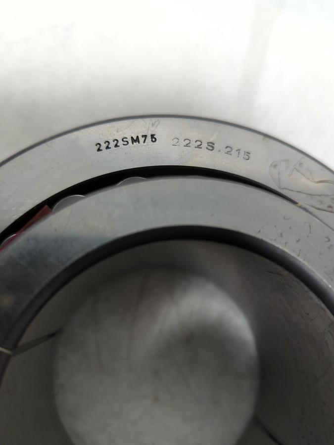 FAG,222SM75,SPLIT SPHERICAL ROLLER BEARING 75MM BORE NOS