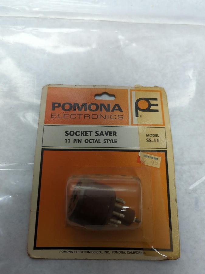 POMONA ELECTRONICS,SS-11,SOCKET SAVER 11 PIN OCTAL STYLE NOS