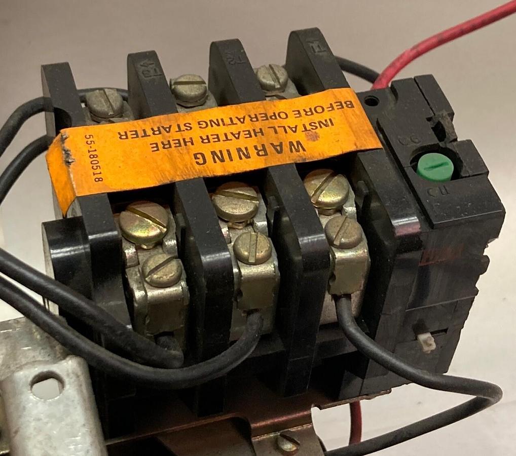 Used General Electric,CR105P0/CR105PO,Nema 5 Open Magnetic Contactor