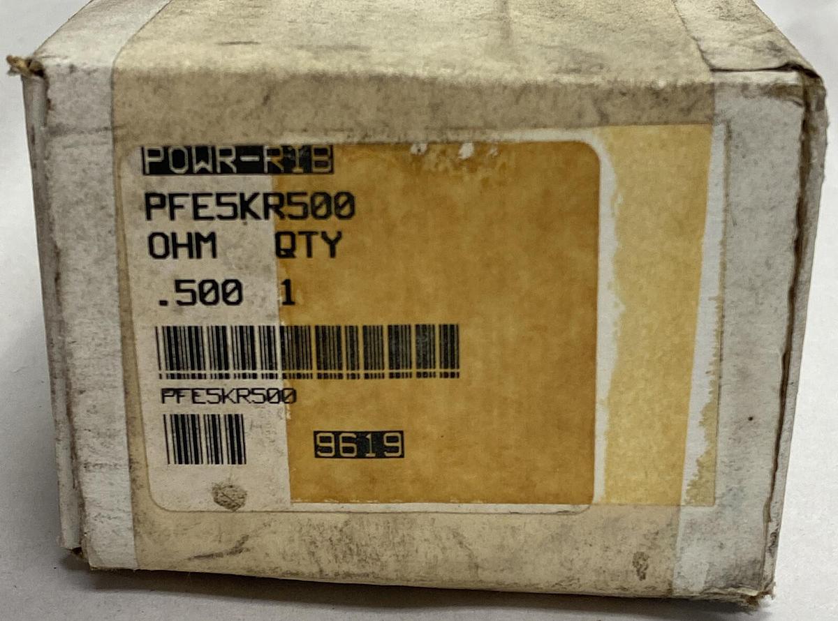 Used Ohmite,PFE5KR500,Wire wound Power Resistor 0.5 Ohms NEW