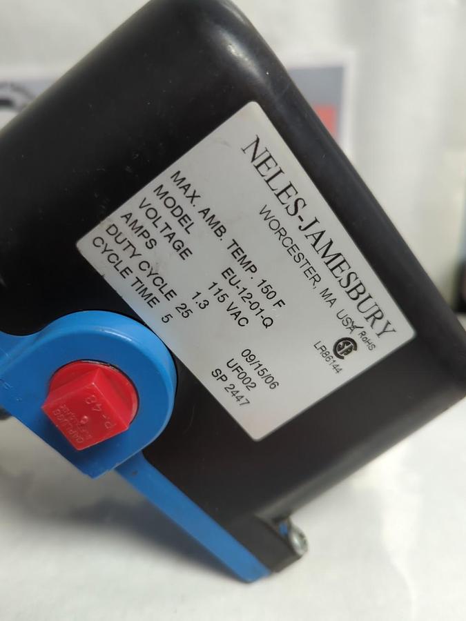 Used NELES-JAMESBURY,EU-12-01-Q,VALVE ACTUATOR BALL VALVE ASSEMBLY PRE-OWNED