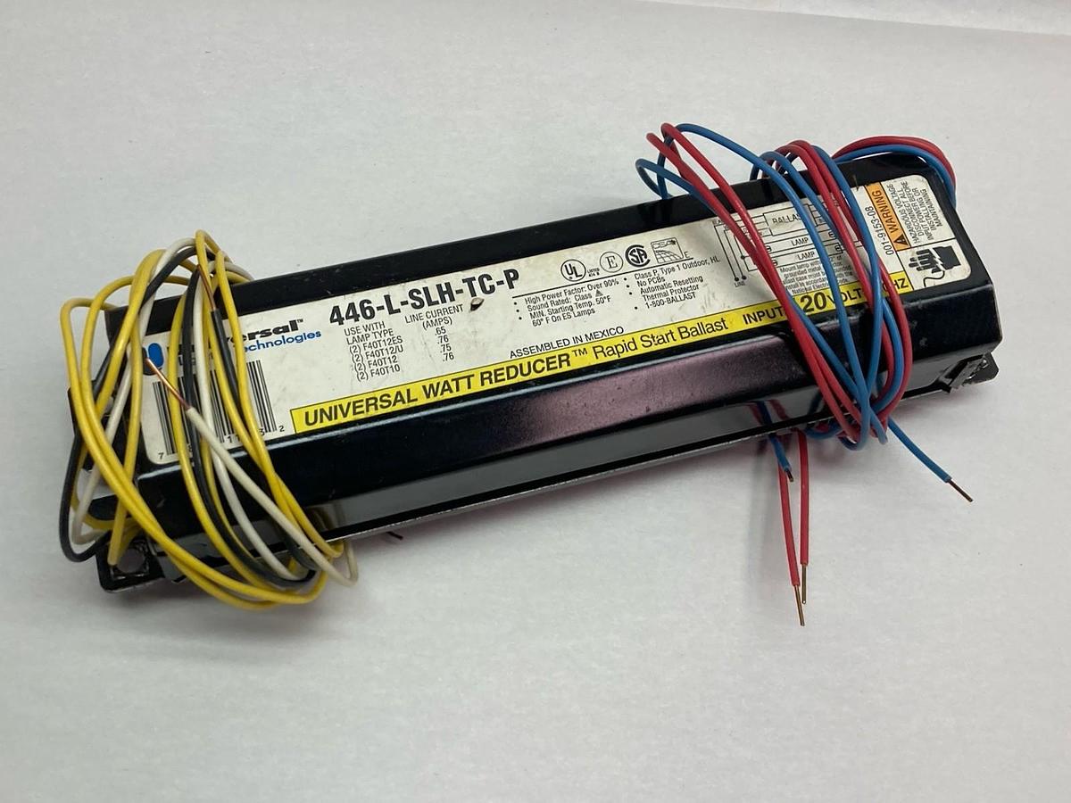 Used Magnetek,446-L-SLH-TC-P,Universal Wat Reducer Rapid Start Ballast 120V 60HZ