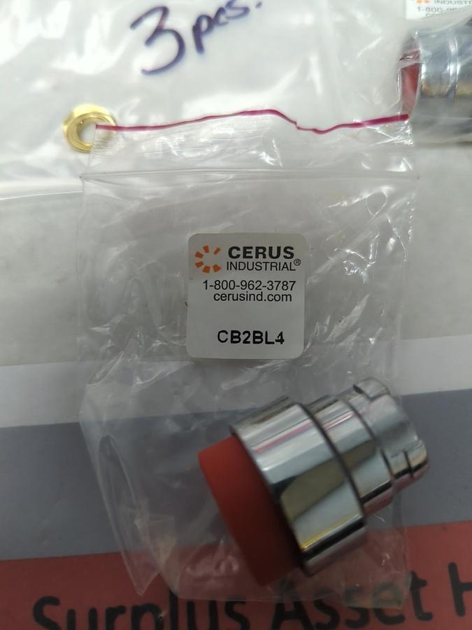 CERUS,CB2BL4,PUSHBUTTON RED LOT OF 3 NOS