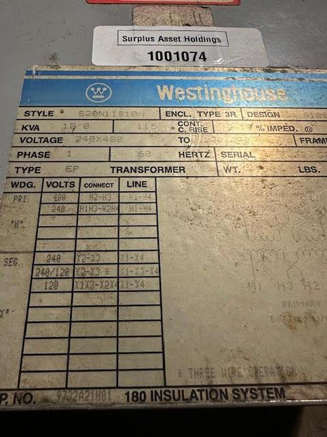 Used Westinghouse 18