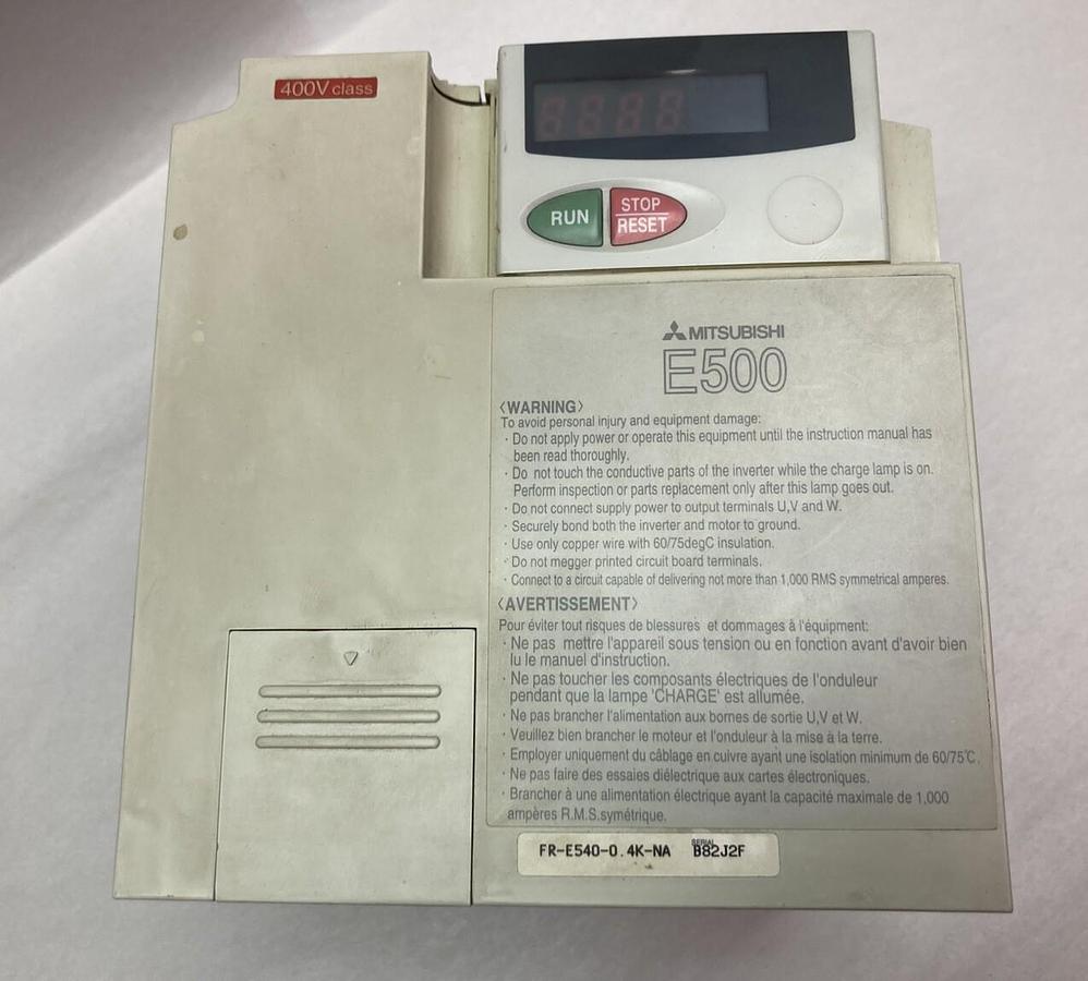Used Mitsubishi,FR-E540-0.4K-NA,E500 Inverter