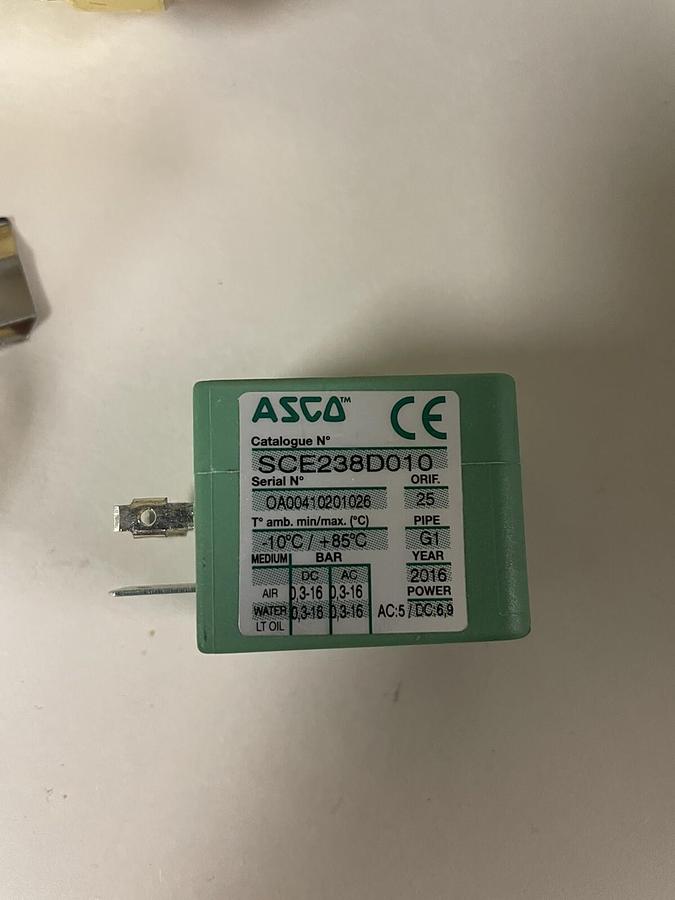 ASCO,SCE238D010,1 INCH SOLENOID VALVE 24VDC