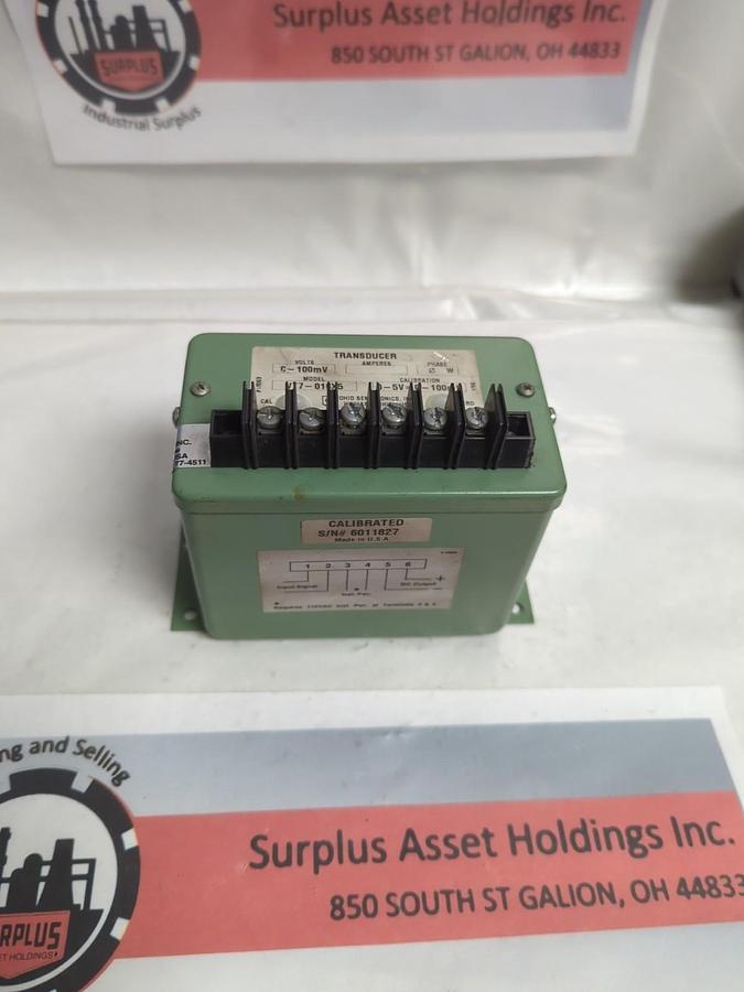 Used OHIO SEMITRONICS,VT7-016X5,VOLTAGE TRANSDUCER 0-100mV PRE-OWNED