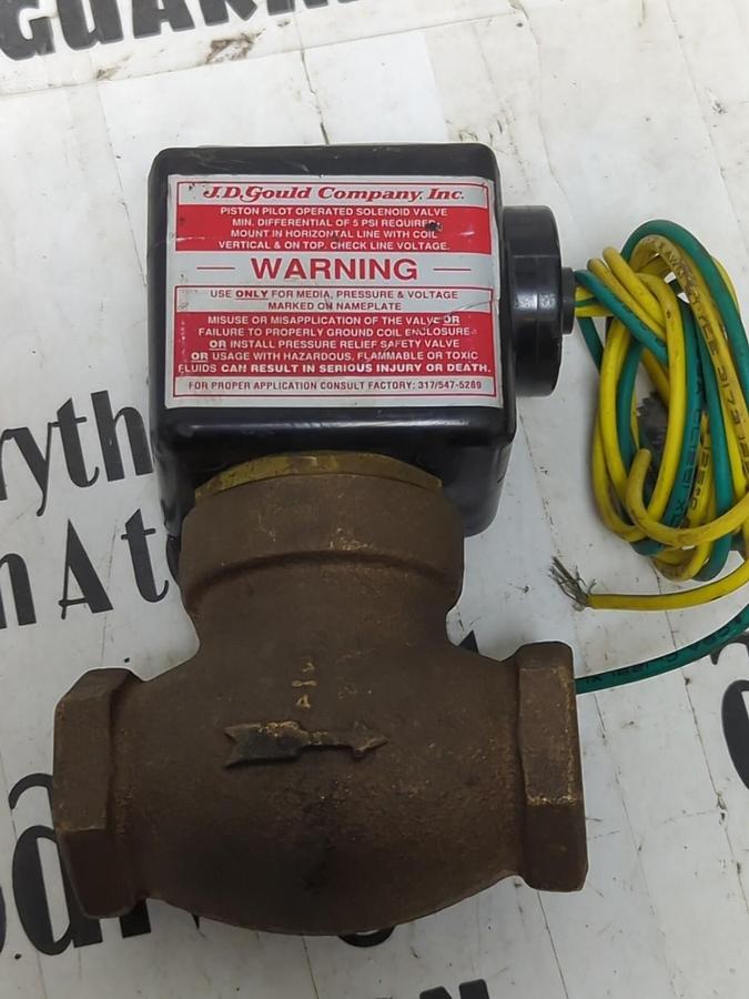 J.D GOULD CO.,M-1-3T,3/4 INCH SOLENOID VALVE NOS