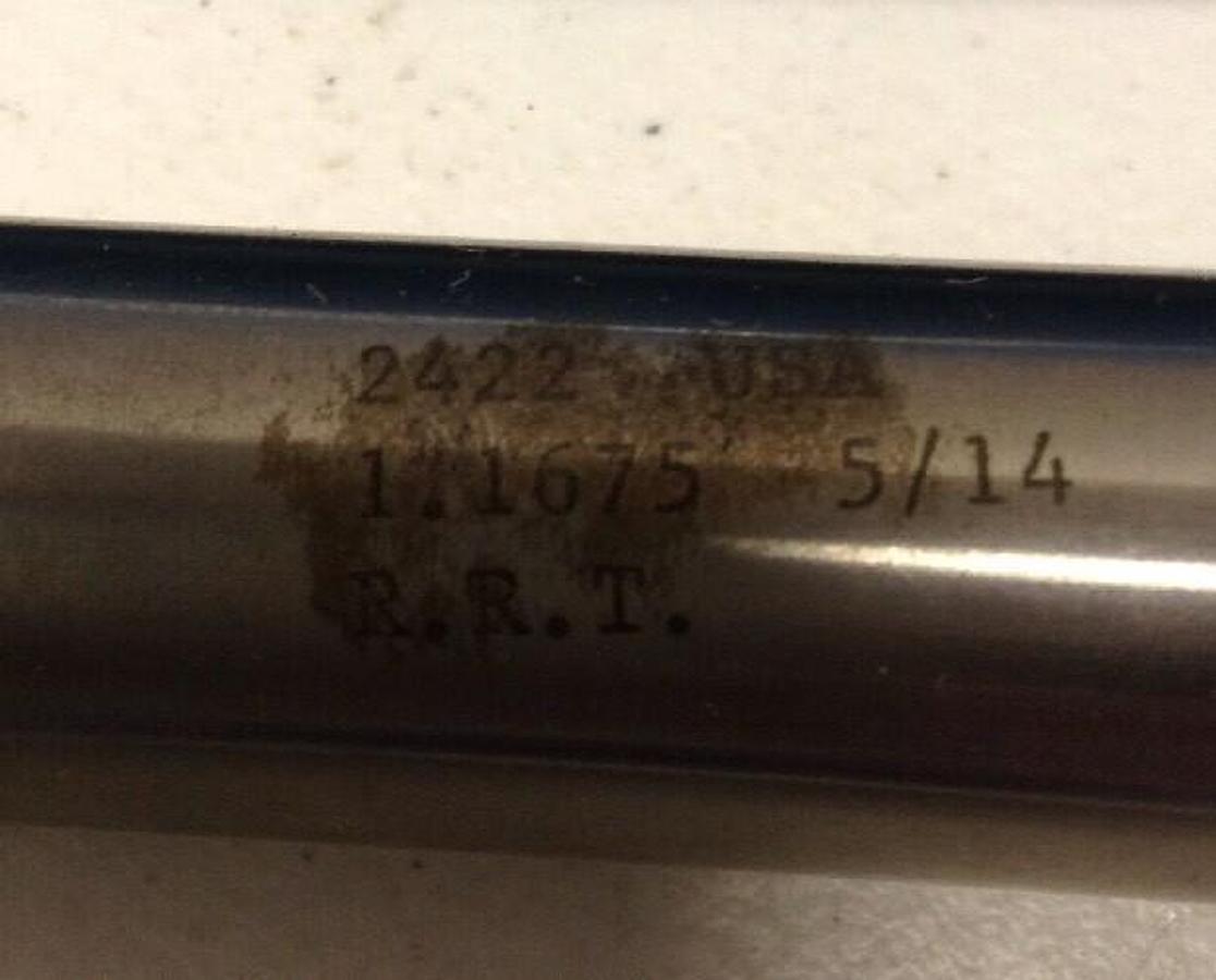 Rock River Tool,2422 TIN 1.1675 5/14,Chucking Reamer Carbide Tip LOT OF 2