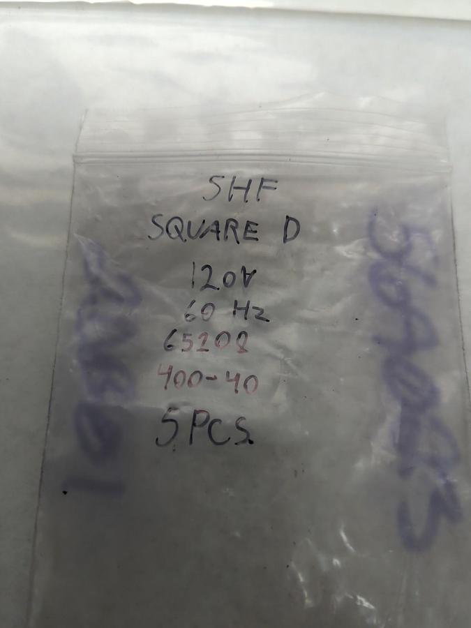 Used SQUARE D,65108,STARTER COIL 120V 60HZ LOT OF 5 PRE-OWNED
