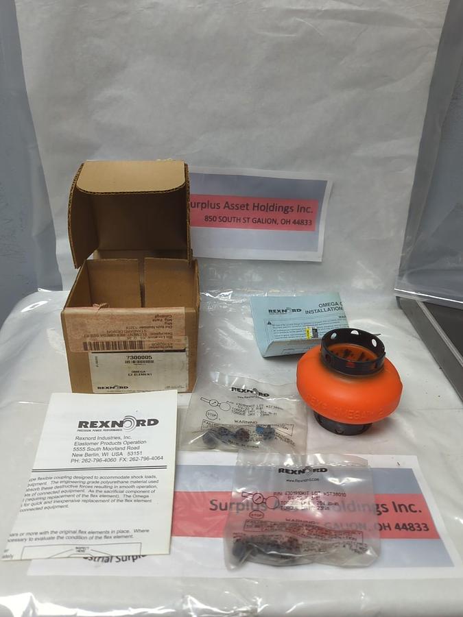REXNORD,7300005,OMEGA E2 ELEMENT STANDARD COUPLING NOS
