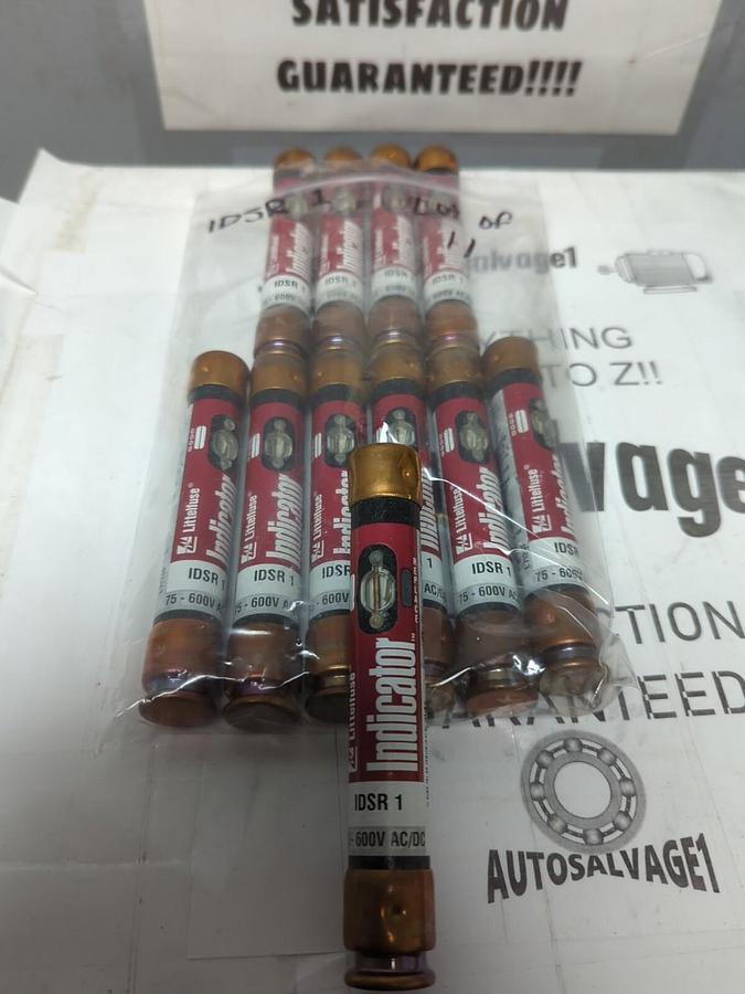 LITTELFUSE,IDSR 1,INDICATOR 1 AMP FUSES LOT OF 11