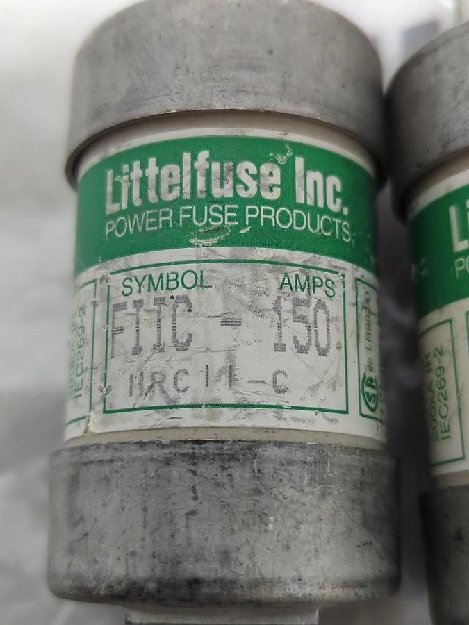 LITTELFUSE,FIIC-150,FUSE 150 AMP 600V LOT OF 4 NOS