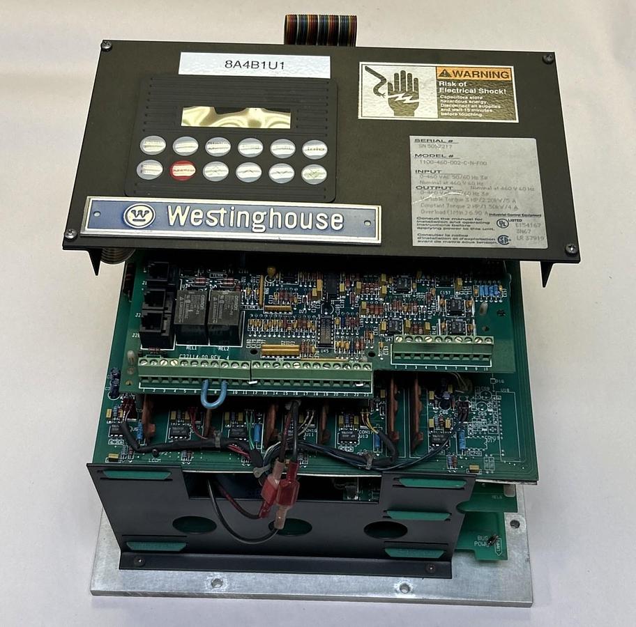 Used WESTINGHOUSE,1100-460-002-C-N-F00,FLUX VECTOR DRIVE