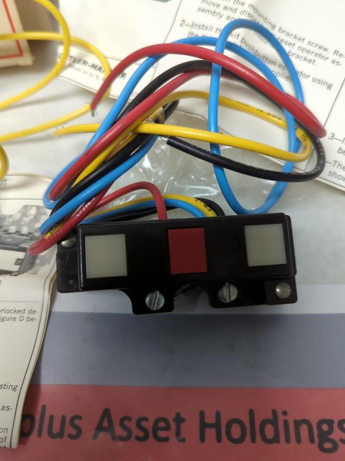 CUTLER-HAMMER,C400KR3,COVER CONTROL RESET-OPEN STOP-CLOSE FOR SIZE 0-4 NOS