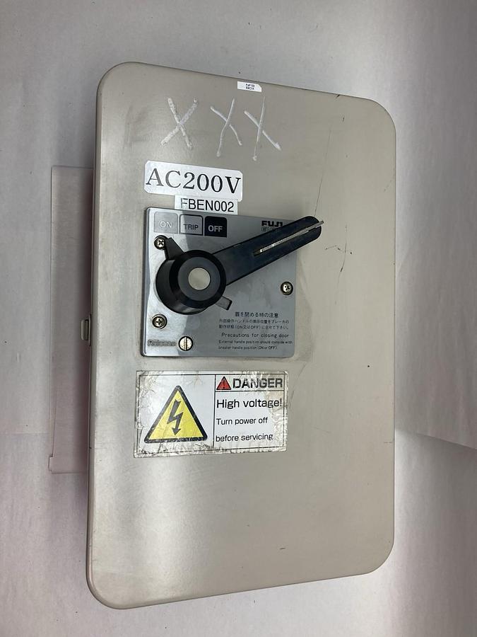Used Fuji,FBEN002,Auto Breaker Disconnect AC200V