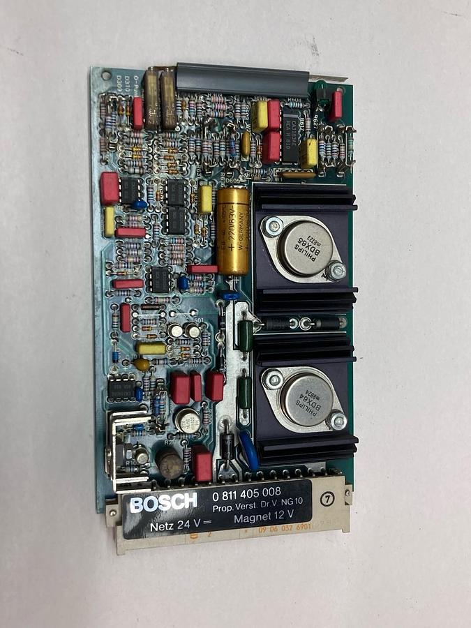 Used Bosch,0-811-405-008,Circuit Board Netz 24V Magnet 12V