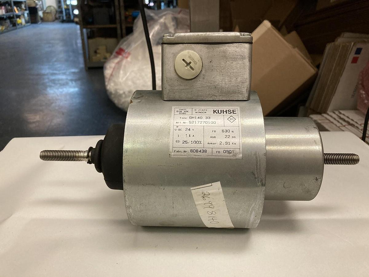 Used Kuhse,GH140 33 5217270100,Solenoid 24V 14A