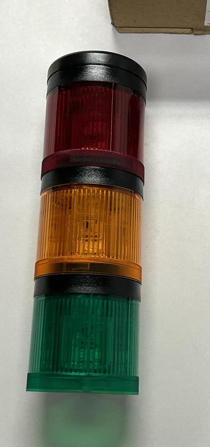 Used ALLEN BRADLEY,855TE-B10Y3Y5Y4,SER C STACK LIGHT ASSEMBLY NEW