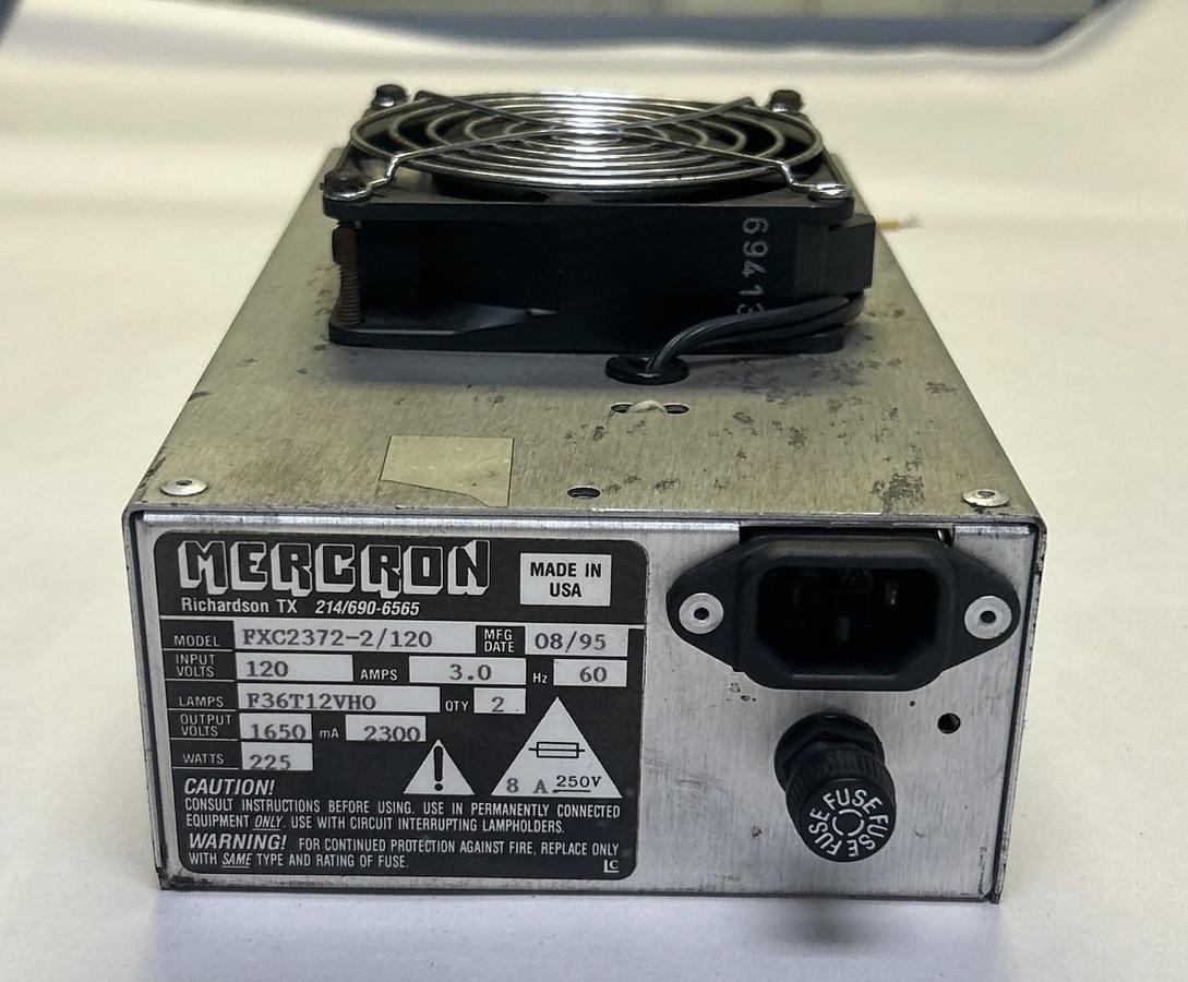 Used MERCRON,FXC2372-2/120,POWER SUPPLY 3A 120V
