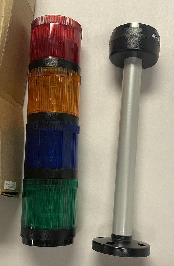 Used ALLEN BRADLEY,855TE-B24L4L5L6L3L4,SER C TOWER LIGHT STACK ASSEMBLY NEW