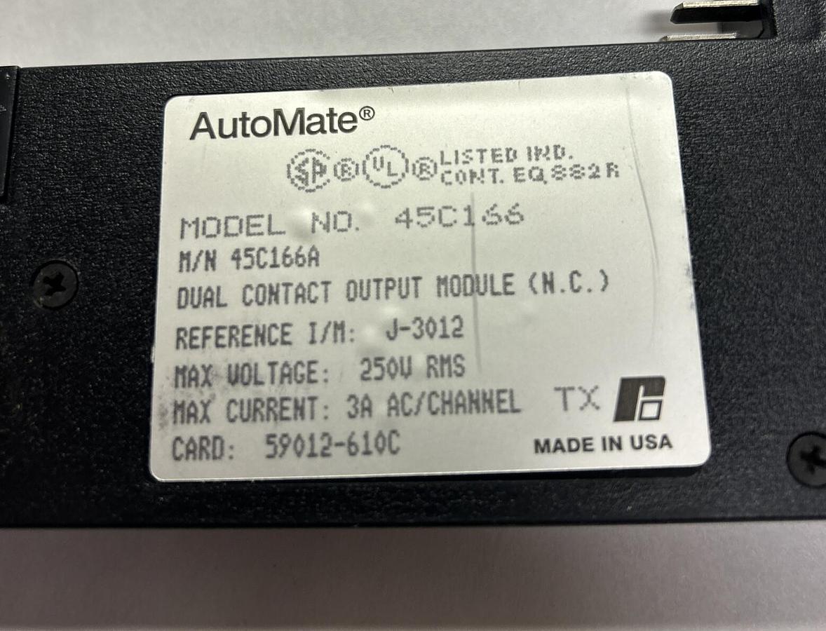 RELIANCE ELECTRIC,45C166A,OUTPUT MODULE NOS