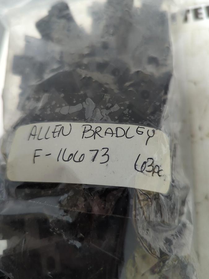 ALLEN BRADLEY,F-16673,TERMINAL BLOCK END SECTION LOT OF 63 NOS
