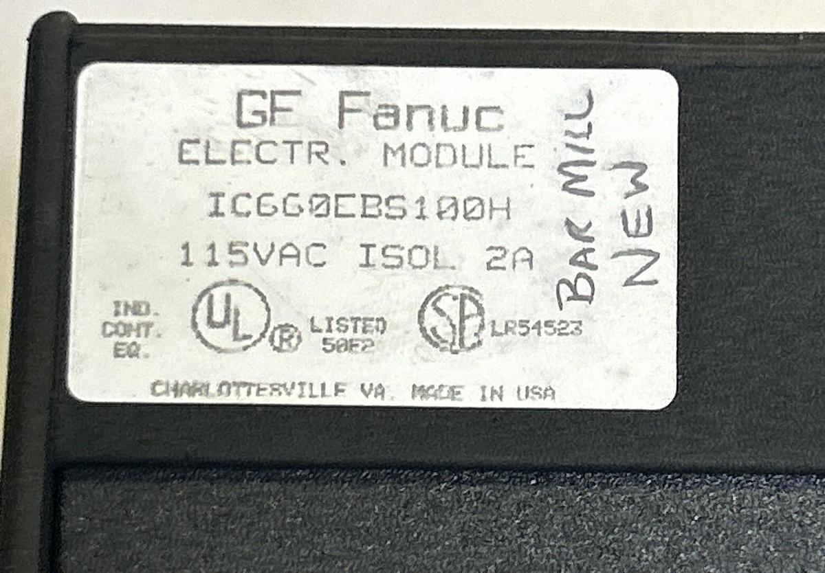 Used GE FANUC,IC660EBS100H,GENIUS BLOCK I/O MODULE
