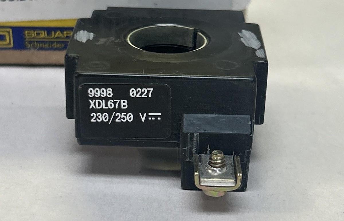 SQUARE D,9998XDL67B,RELAY COIL 250VDC NOS