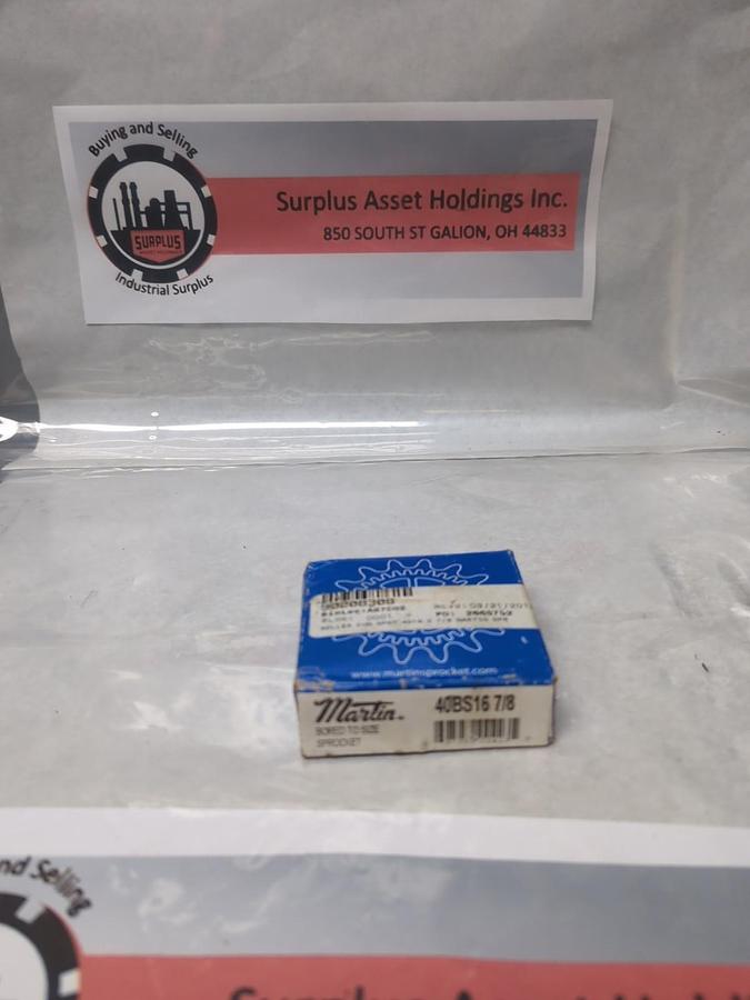 MARTIN,40BS16-7/8,BORED TO SIZE SPROCKET NOS