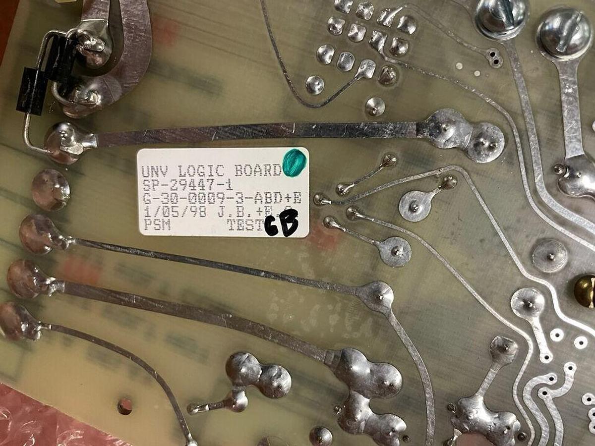 Used AJAX,SP-29447-1,MOTHER CONTROL BOARD SP29447-1