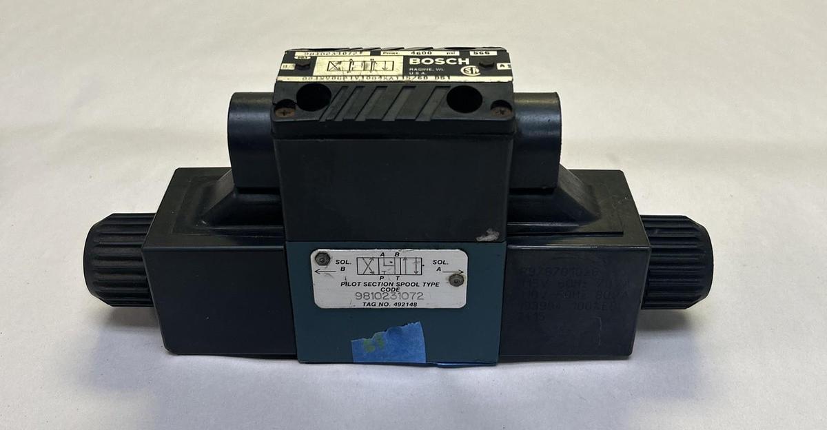 Used BOSCH,081WV06P1V1004KA115/60,DIRECTIONAL CONTROL VALVE