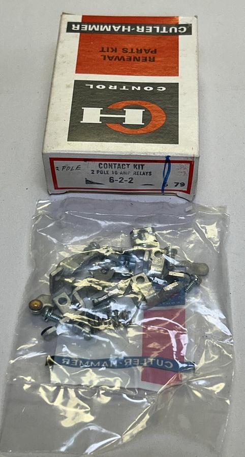 CUTLER HAMMER,6-2-2,CONTACT KIT 2P NOS