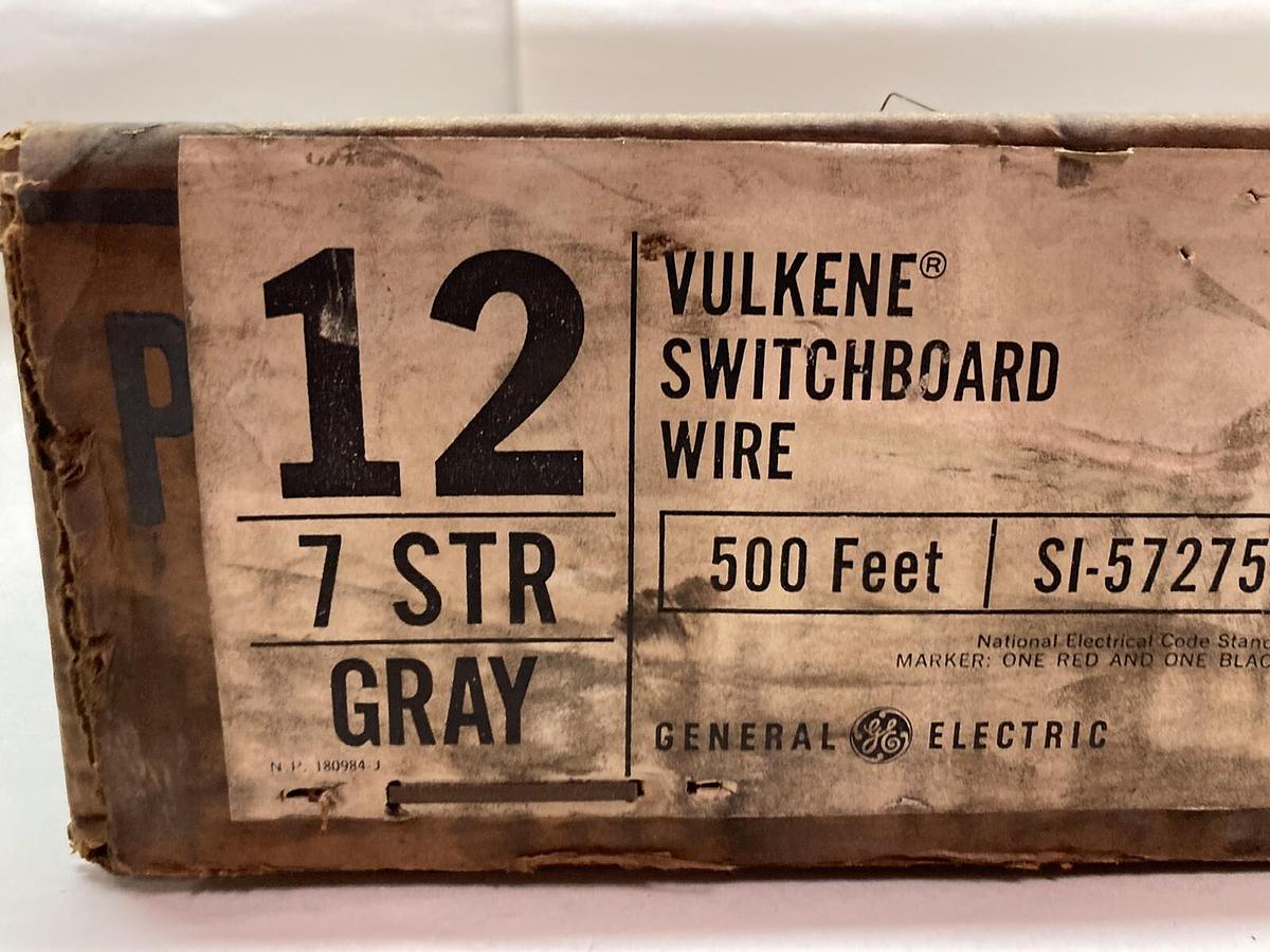 Used GE,SI-57275,500 Feet Vulkene Switchboard Wire 600V