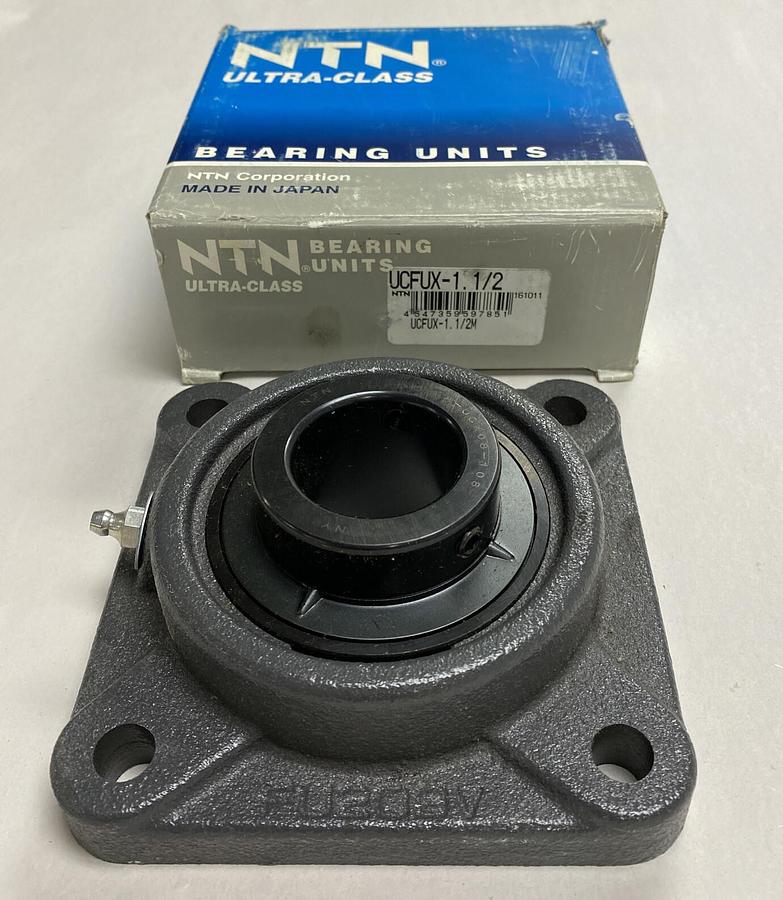 Used NTN,UCFUX-1.1/2,Flange Bearing NOS 1-1/2 INCH