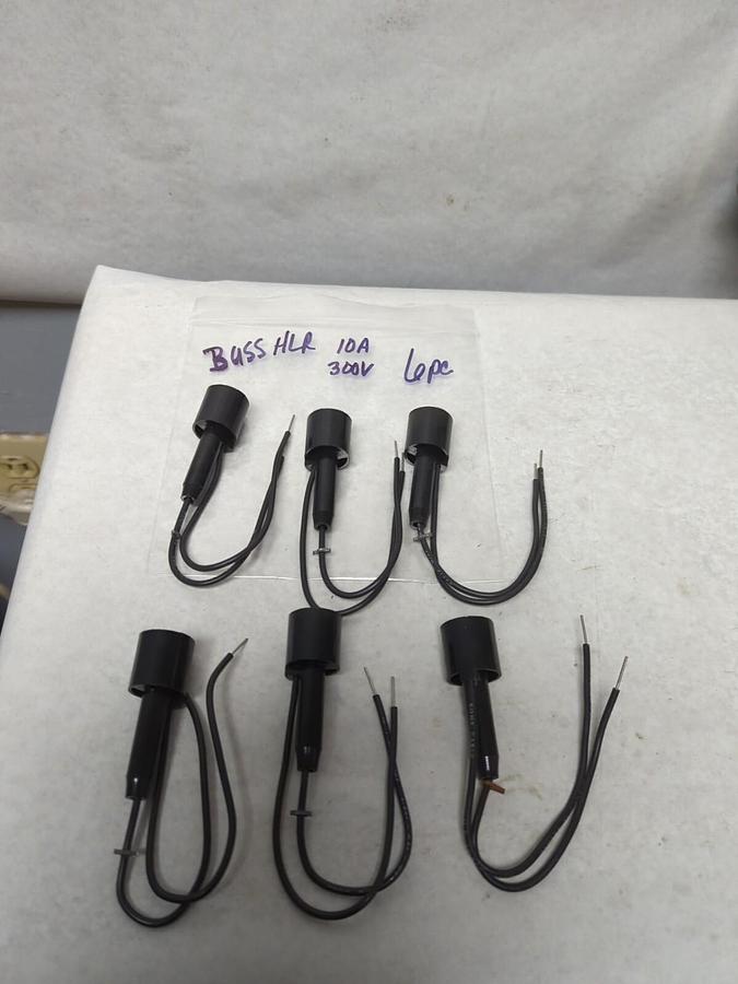 BUSS,HLR 10A 300V,FUSE HOLDER LOT OF 6 NOS