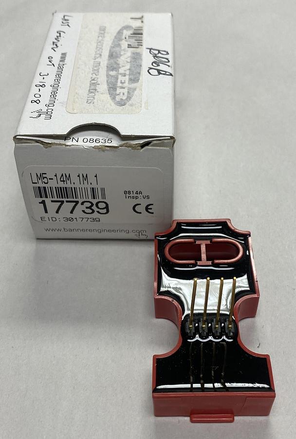 Used BANNER,LM5-14M1M1 / 17739,LOGIC MODULE NEW