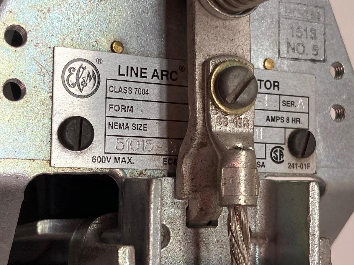 Square D,7004Type MFO-1,SIze 4 Line Arc DC Contactor