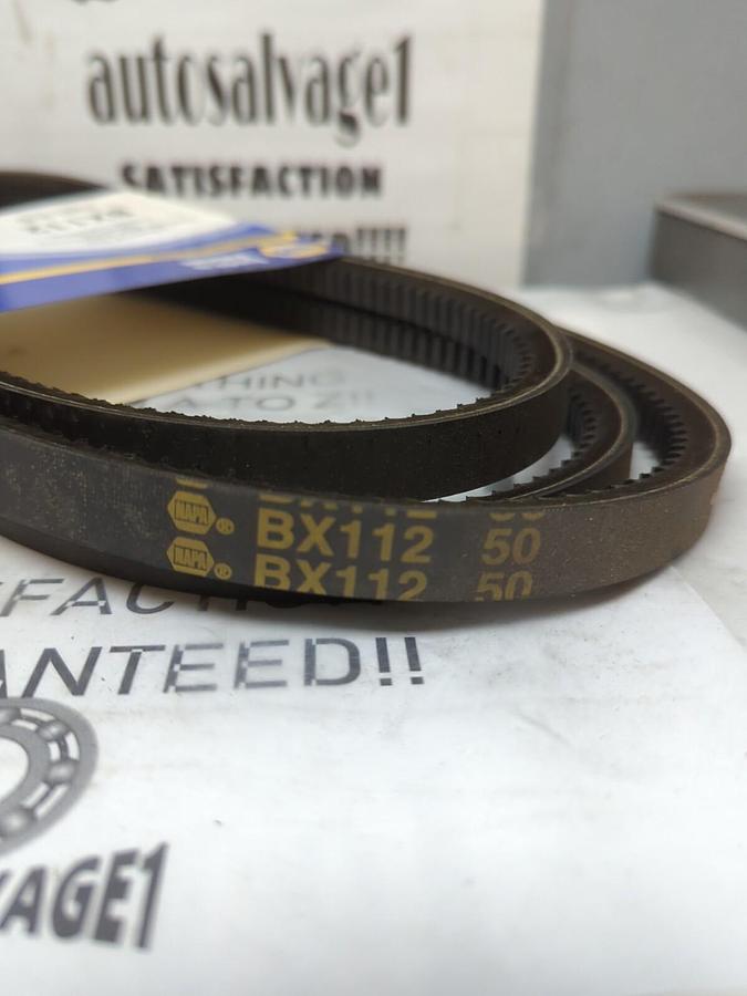 NAPA,BX112,INDUSTRIAL BELT 21/32 IN X 115 IN NOS